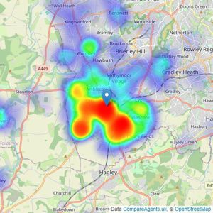 Lex Allan - Stourbridge listings heatmap