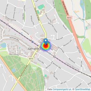 Life Less Ordinary listings heatmap