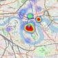 Life Residential - Canary Wharf Office - Sales listings heatmap