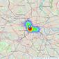 Life Residential - County Hall - South Bank Sales listings heatmap