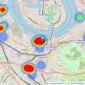 Life Residential - Greenwich- Sales listings heatmap