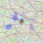 Life Residential - West London- Sales listings heatmap