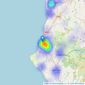 Lillingtons Estate Agents - Whitehaven listings heatmap