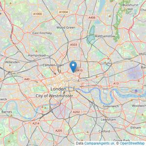 Lilyana Estates - London listings heatmap