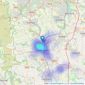 Lime Living Ltd - Chesterfield listings heatmap