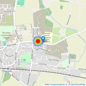 Linden Homes Eastern listings heatmap