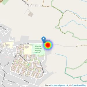 Linden Homes Kent listings heatmap