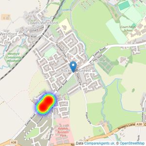 Linden Homes South West listings heatmap