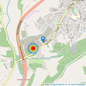 Linden Homes South West listings heatmap