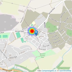 Linden Homes South West listings heatmap