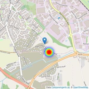 Linden Homes South West listings heatmap