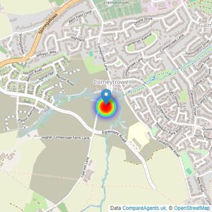 Linden Homes Western listings heatmap