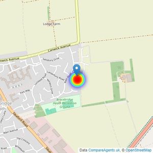 Linden Homes Yorkshire listings heatmap