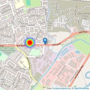 Linden Homes Yorkshire listings heatmap