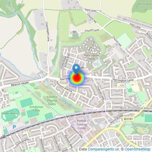 Linden South West listings heatmap