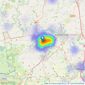 Linley & Simpson - Harrogate listings heatmap