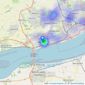 Linley & Simpson - Hessle listings heatmap