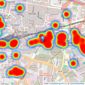 Linley & Simpson - Leeds listings heatmap