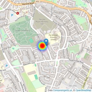 Lioncourt Homes Ltd listings heatmap