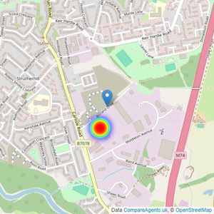 Living By Robertson listings heatmap