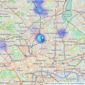 Living Space Estate Agents - Islington listings heatmap