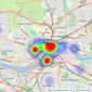 Living Spaces - Newcastle Upon Tyne listings heatmap