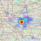 Lixing - Canary Wharf listings heatmap