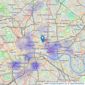 Lixing - Shoreditch listings heatmap