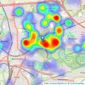 Lloyds Estate Agents - Warrington listings heatmap