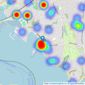 Lloyds Property Group - Lilliput listings heatmap