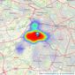 Locate Estate Agent - Urmston listings heatmap