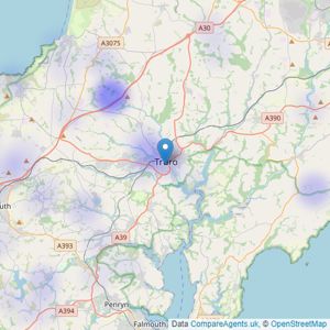 Lodge & Thomas - Truro listings heatmap