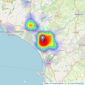 Lomond - Irvine listings heatmap