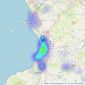 Lomond - Prestwick listings heatmap