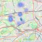 London Homes Residential Ltd - Ealing listings heatmap