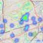 Look Property Services Ltd - Bow listings heatmap