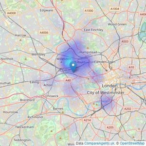 Loporto Browne Residential - London listings heatmap