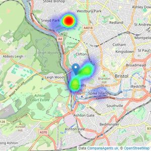 Louise Light Property - Clifton listings heatmap