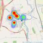 Lovage Homes Ltd - Kegworth listings heatmap