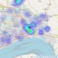 Lovelle Estate Agency - Hull listings heatmap