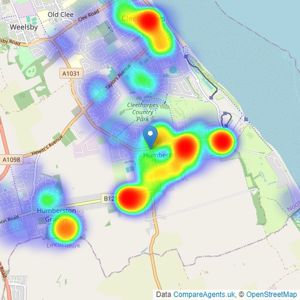 Lovelle - Humberston listings heatmap