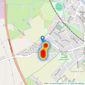 LSL Land & New Homes - covering Sandwich listings heatmap