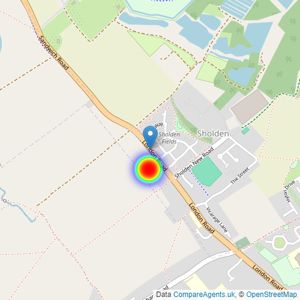 LSL Land & New Homes - Covering Sholden listings heatmap