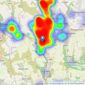 Lucas Estates & Rentals - Ystrad Mynach listings heatmap