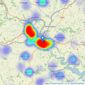 Luscombe Maye - Totnes listings heatmap