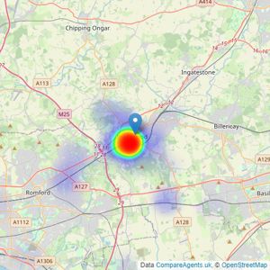 Lux Homes Brentwood - Brentwood listings heatmap