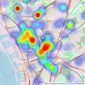 Lyons Estates Ltd - Liverpool listings heatmap