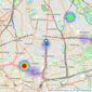 Lyons London - Hackney listings heatmap