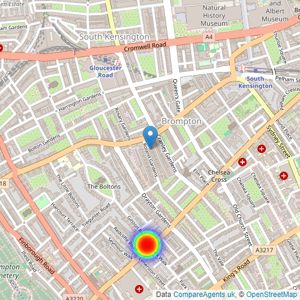 M2 Property - London listings heatmap