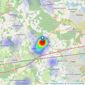 Mackenzie Smith - Hartley Wintney listings heatmap